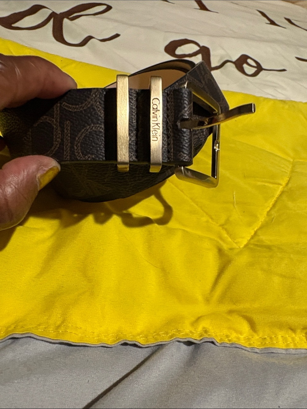 Calvin Klein Brown signature belt